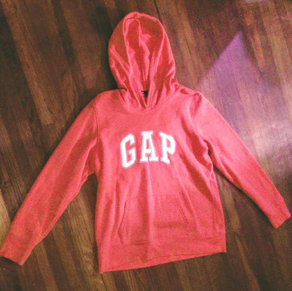 Pink Gap Pull Over Hoodie Large